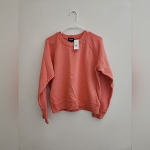 NWT Monrow coral pullover